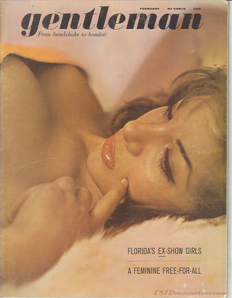 Gentleman February 1961 magazine back issue Gentleman magizine back copy 