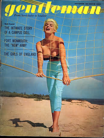 Gentleman October 1961 magazine back issue Gentleman magizine back copy 
