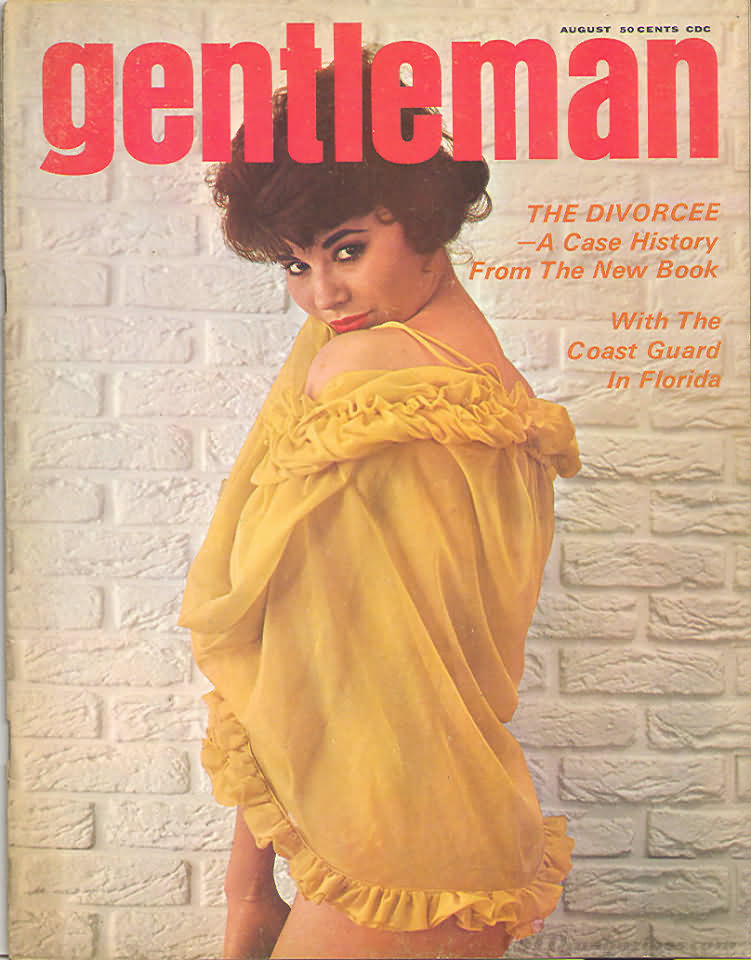 Gentleman August 1962 magazine back issue Gentleman magizine back copy 