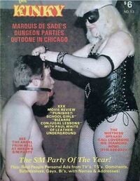 Sade magazine cover appearance Get Kinky # 13