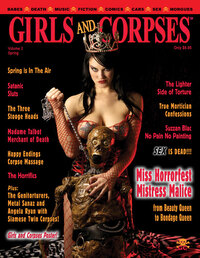 Girls and Corpses # 4 Magazine Back Copies Magizines Mags