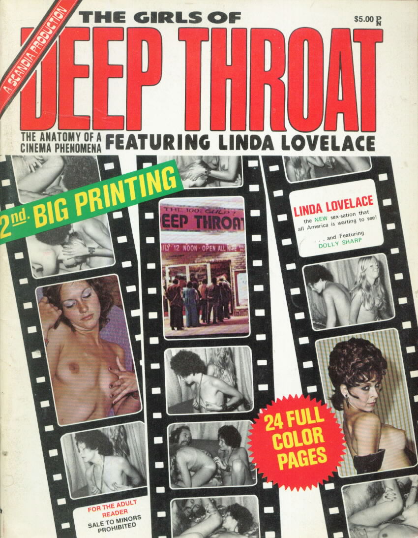 Girls of Deep Throat # 1 magazine back issue Girls of Deep Throat magizine back copy 