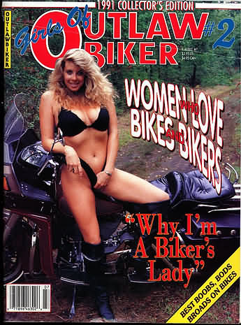 Girls of Outlaw Biker # 2 magazine back issue Girls of Outlaw Biker magizine back copy 