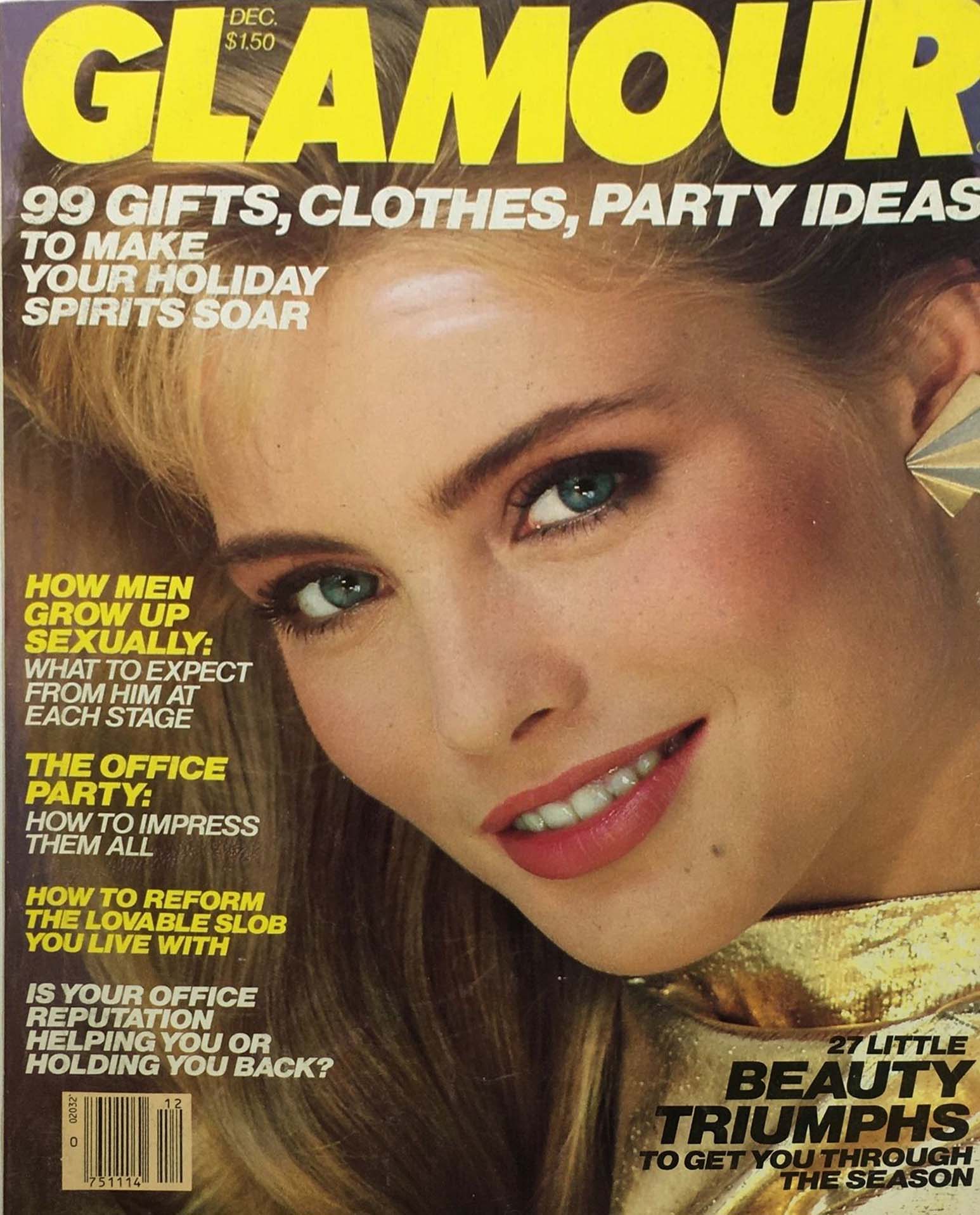 Glamour December 1980 magazine back issue Glamour magizine back copy Glamour December 1980 Womens Magazine Back Issue Published by Conde Nast Publications. 99 Gifts, Clothes, Party Ideas To Make Your Holiday Spirits Soar.