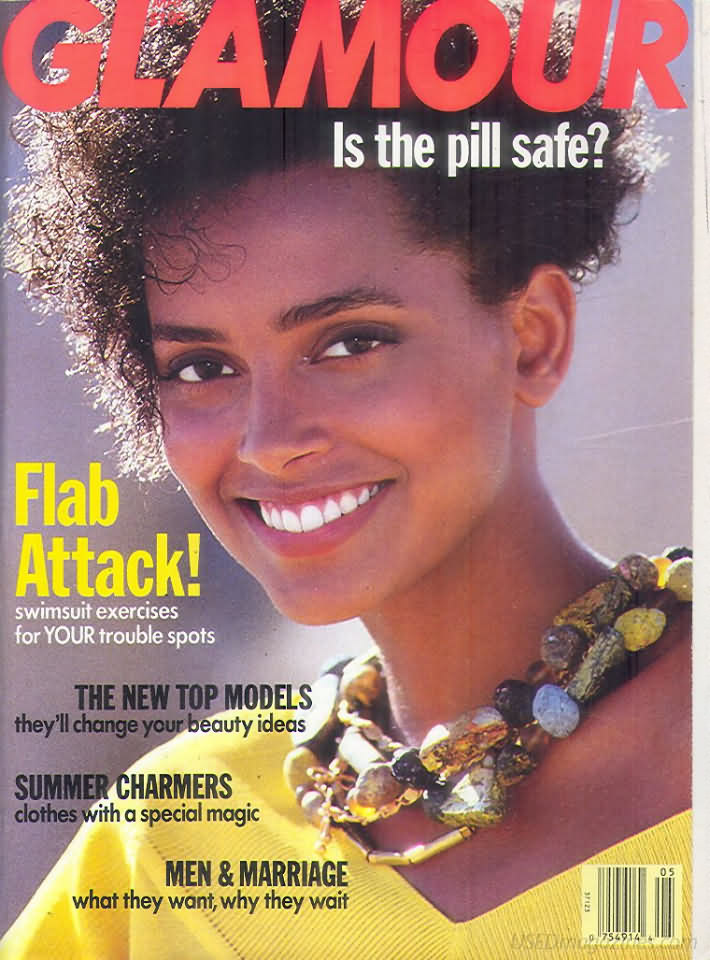 Glamour May 1989 magazine back issue Glamour magizine back copy Glamour May 1989 Womens Magazine Back Issue Published by Conde Nast Publications. Flab Attack! Swimsuit Exercises For Your Trouble Spots.