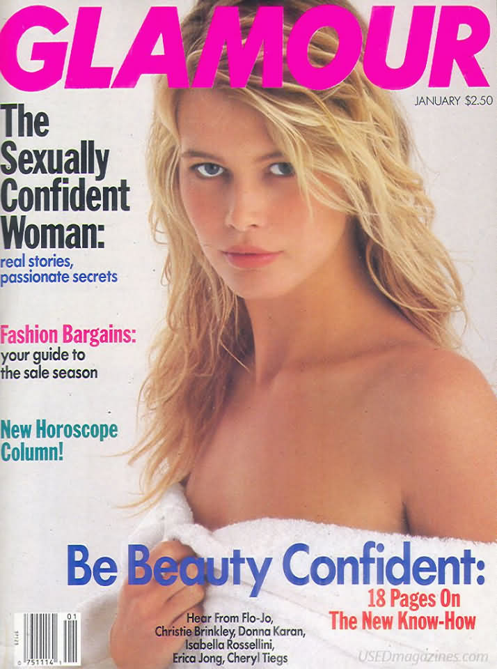 Glamour January 1990 magazine back issue Glamour magizine back copy Glamour January 1990 Womens Magazine Back Issue Published by Conde Nast Publications. The Sexually Confident Woman: Real Stories, Passionate Secrets.