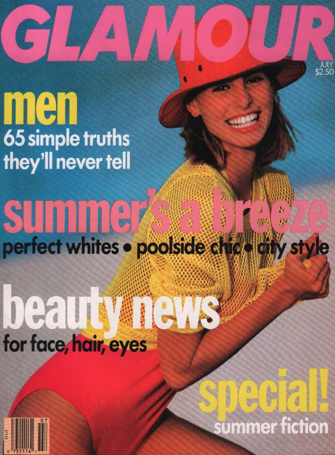 Glamour July 1990 magazine back issue Glamour magizine back copy Glamour July 1990 Womens Magazine Back Issue Published by Conde Nast Publications. Men 65 Simple Truths They'll Never Tell.