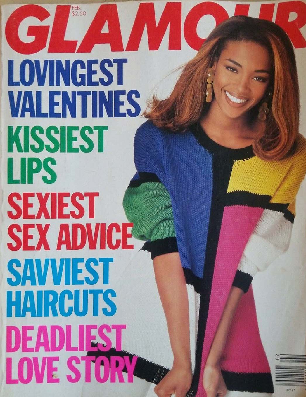 Glamour February 1991 magazine back issue Glamour magizine back copy Glamour February 1991 Womens Magazine Back Issue Published by Conde Nast Publications. Lovingest Valentines.