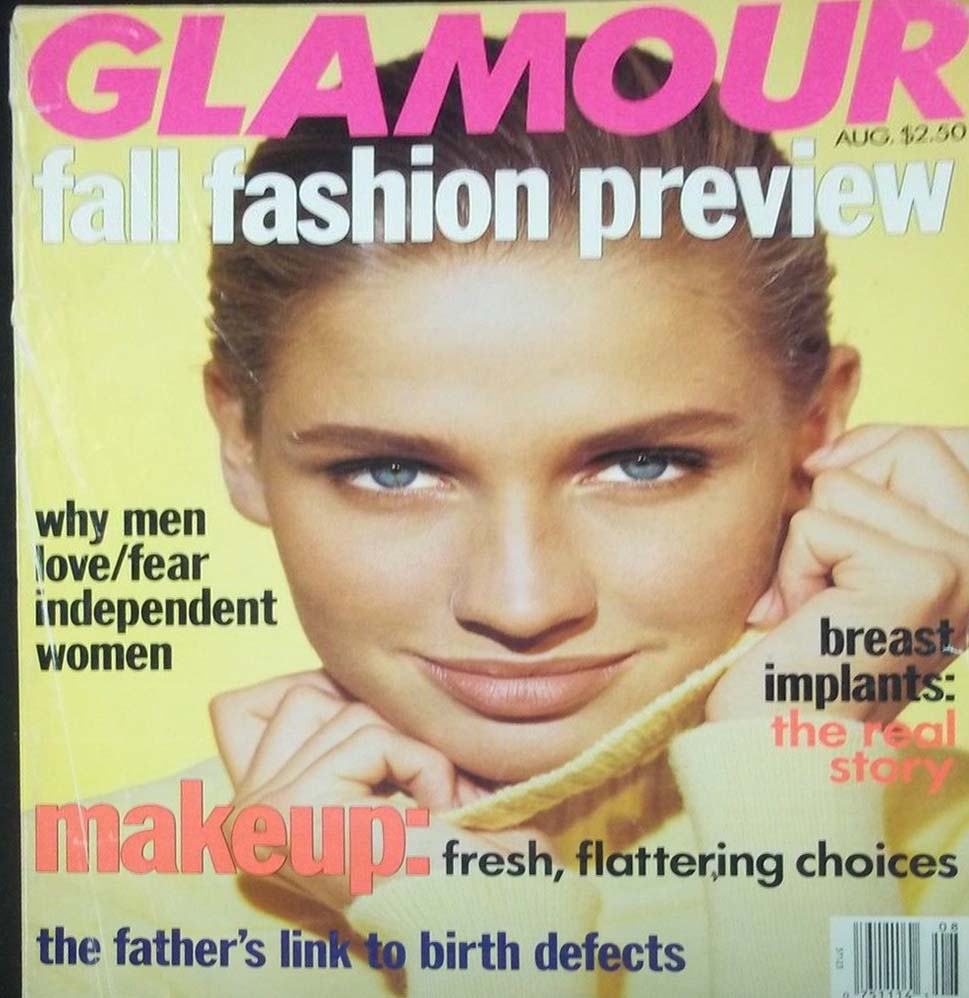 Glamour August 1991 magazine back issue Glamour magizine back copy Glamour August 1991 Womens Magazine Back Issue Published by Conde Nast Publications. Why Men Love/Fear Independent Women.