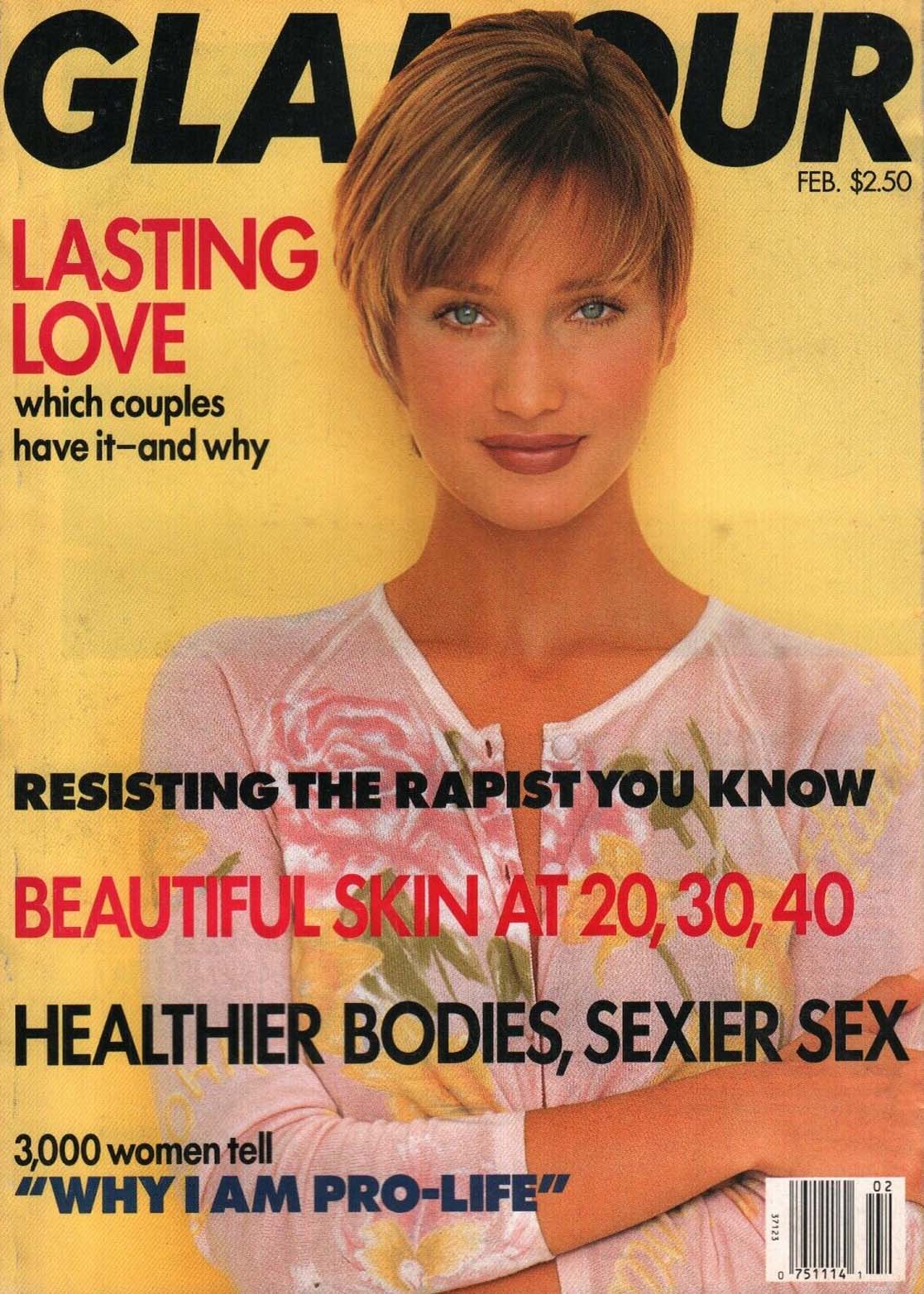 Glamour February 1994 magazine back issue Glamour magizine back copy Glamour February 1994 Womens Magazine Back Issue Published by Conde Nast Publications. Lasting Love Which Couples Have It - And Why.