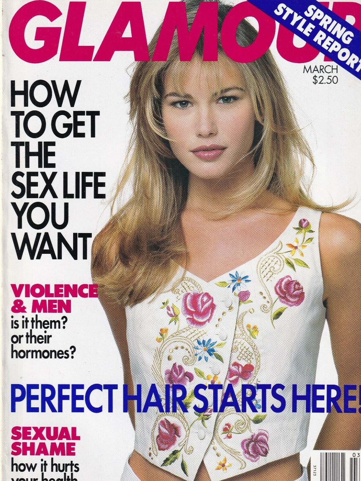 Glamour March 1994 magazine back issue Glamour magizine back copy Glamour March 1994 Womens Magazine Back Issue Published by Conde Nast Publications. How To Get The Sex Life You Want.