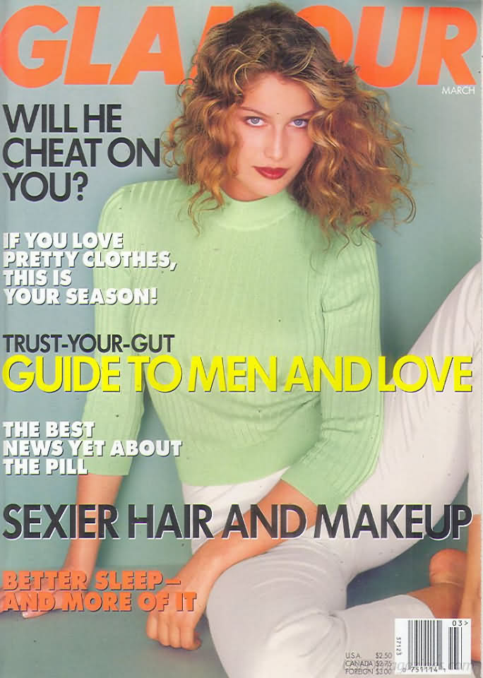 Glamour March 1997 magazine back issue Glamour magizine back copy Glamour March 1997 Womens Magazine Back Issue Published by Conde Nast Publications. If You Love Pretty Clothes, This Is Your Season!.