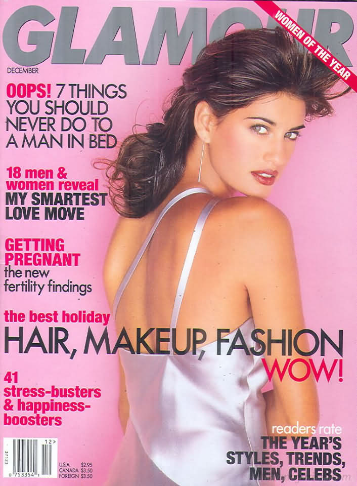 Glamour December 1997 magazine back issue Glamour magizine back copy Glamour December 1997 Womens Magazine Back Issue Published by Conde Nast Publications. Oops! 7 Things You Should Never Do To A Man In Bed.
