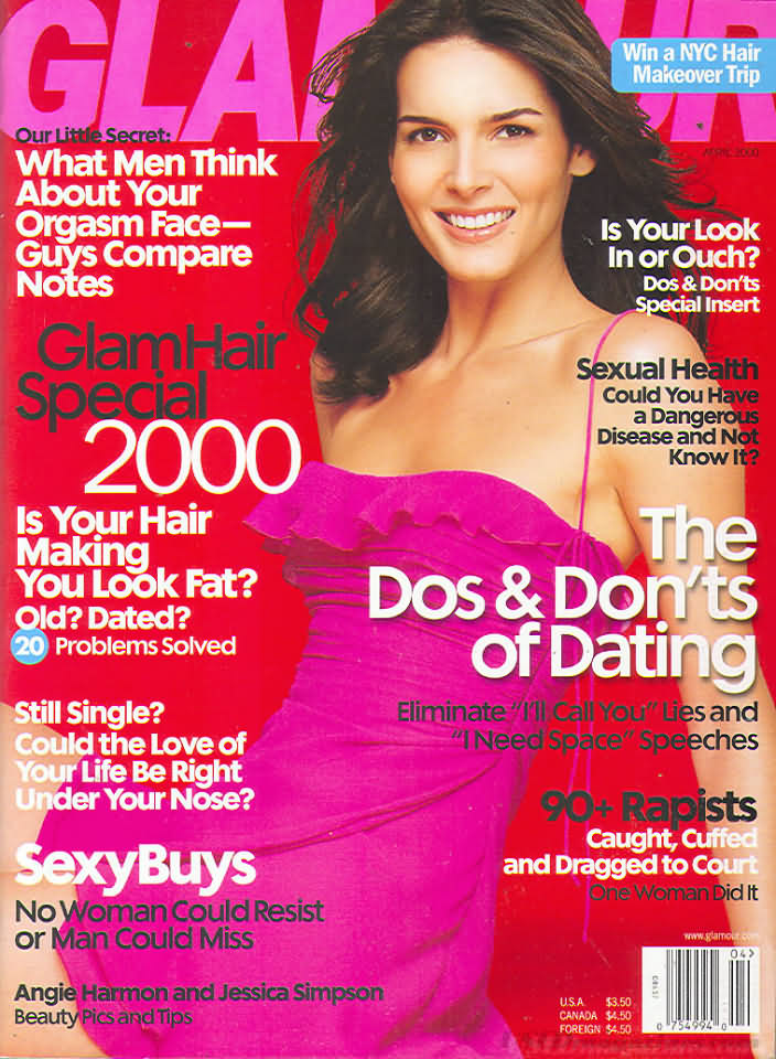 Glamour April 2000 magazine back issue Glamour magizine back copy Glamour April 2000 Womens Magazine Back Issue Published by Conde Nast Publications. Is Your Look In Or Ouch? Dos & Don'ts Special Insert.
