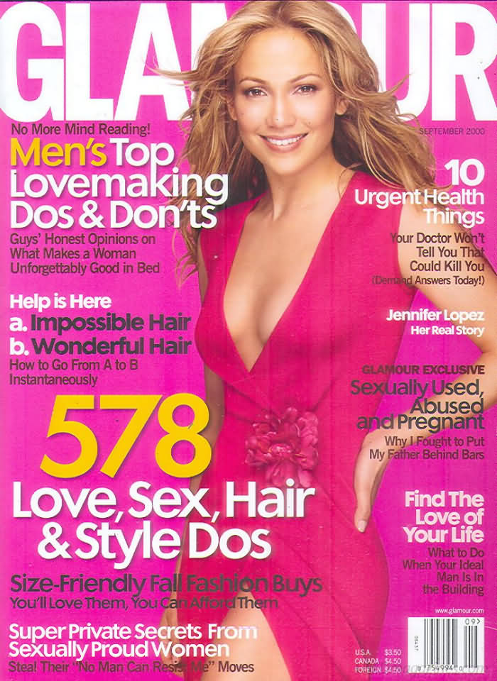 Glamour September 2000 magazine back issue Glamour magizine back copy Glamour September 2000 Womens Magazine Back Issue Published by Conde Nast Publications. No More Mind Reading! Men's Top Lovemaking Dos & Don'ts.