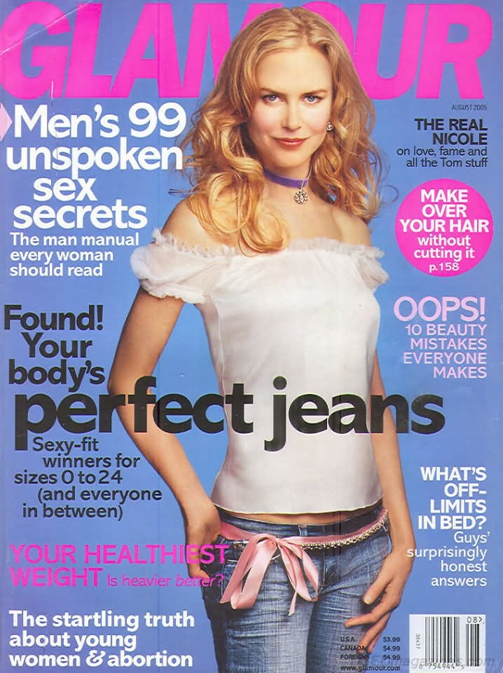 Glamour August 2005 magazine back issue Glamour magizine back copy Glamour August 2005 Womens Magazine Back Issue Published by Conde Nast Publications. Men's 99 Unspoken Sex Secrets.