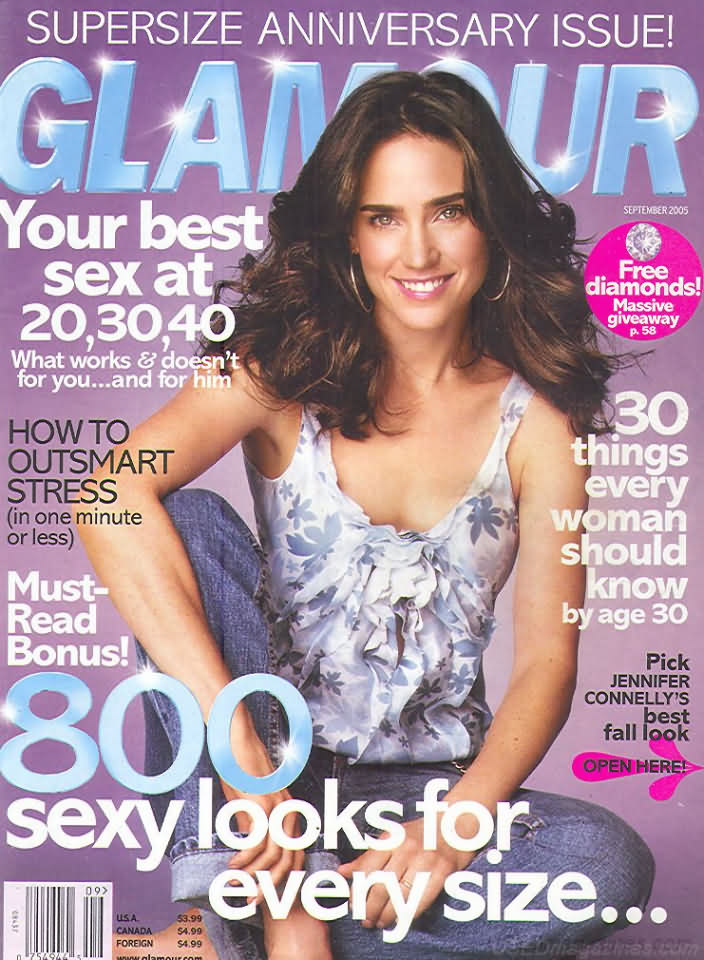 Glamour September 2005 magazine back issue Glamour magizine back copy Glamour September 2005 Womens Magazine Back Issue Published by Conde Nast Publications. Supersize Anniversary Issue!.