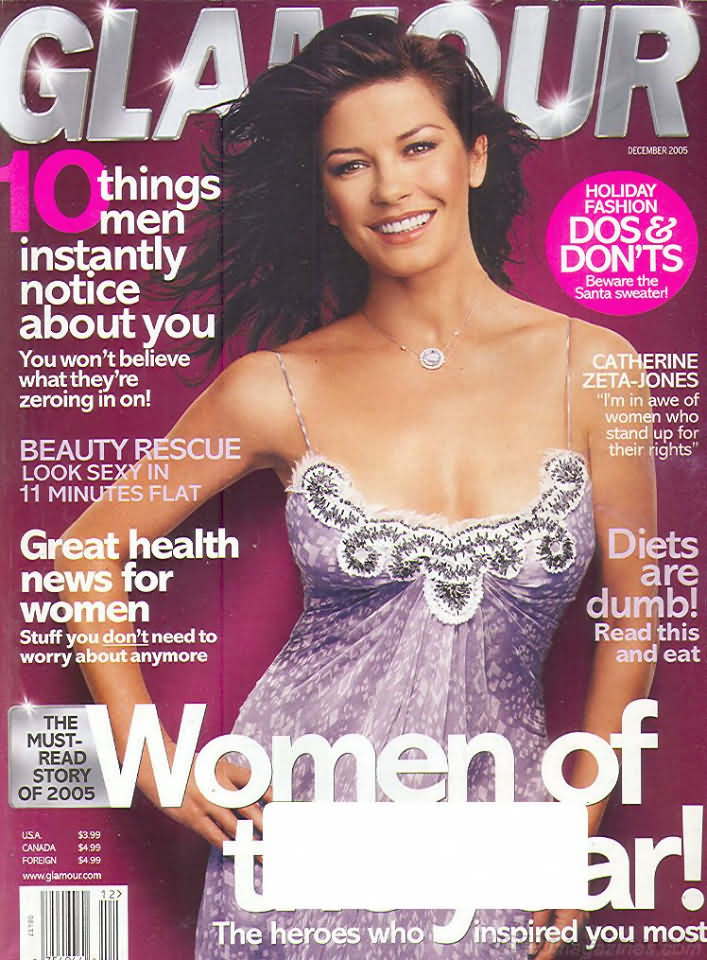 Glamour December 2005 magazine back issue Glamour magizine back copy Glamour December 2005 Womens Magazine Back Issue Published by Conde Nast Publications. 10 Things Men Instantly Notice About You .