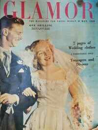 Glamour May 1949 magazine back issue cover image