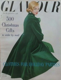 Glamour November 1954 magazine back issue cover image