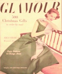 Glamour November 1955 magazine back issue cover image