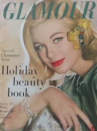 Glamour December 1958 magazine back issue cover image