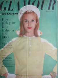 Glamour January 1960 magazine back issue cover image