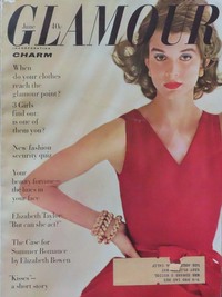 Glamour June 1960 magazine back issue cover image