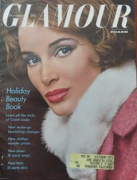 Glamour December 1960 magazine back issue cover image