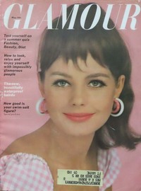 Glamour May 1963 magazine back issue cover image