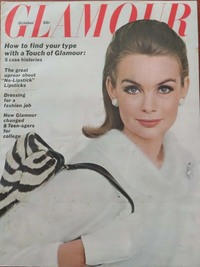 Glamour October 1963 magazine back issue cover image