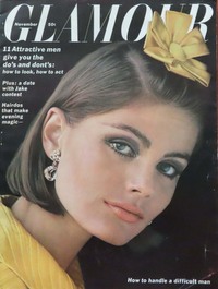 Glamour November 1963 magazine back issue cover image
