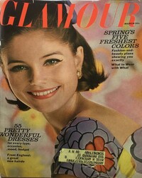 Glamour March 1964 magazine back issue cover image
