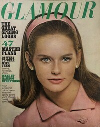 Glamour March 1965 magazine back issue cover image