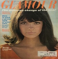 Glamour April 1965 magazine back issue cover image