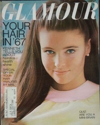 Glamour January 1967 magazine back issue cover image