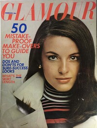 Glamour February 1967 magazine back issue cover image