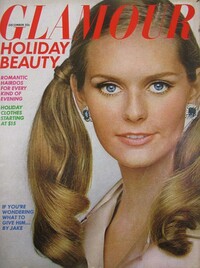 Glamour December 1967 magazine back issue cover image