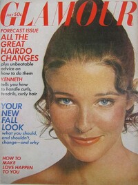 Glamour July 1968 magazine back issue cover image
