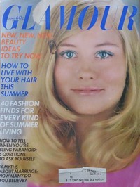 Glamour June 1970 magazine back issue cover image