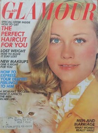 Glamour April 1972 magazine back issue cover image