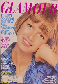 Glamour September 1972 magazine back issue cover image
