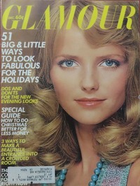 Glamour December 1972 magazine back issue cover image