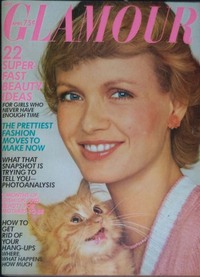 Glamour April 1974 magazine back issue cover image