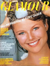Glamour January 1976 magazine back issue cover image