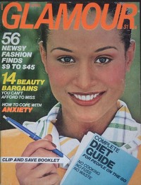 Glamour April 1976 magazine back issue cover image