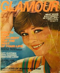 Glamour June 1976 magazine back issue cover image