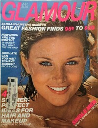 Glamour July 1976 magazine back issue cover image