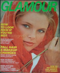 Glamour October 1976 magazine back issue cover image