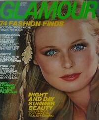 Glamour June 1977 magazine back issue cover image
